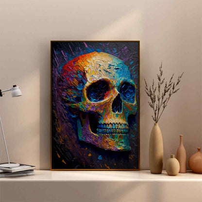 Colourful Skull Wall Art