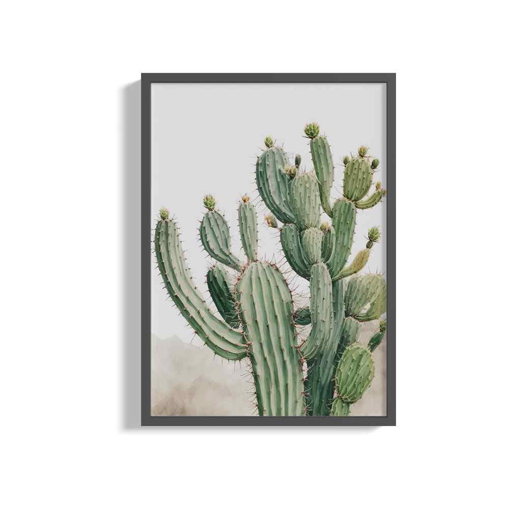 Cactus Botanical Wall Art---