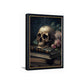 Ancient Skull With Books