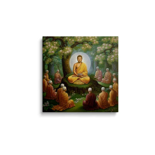 Buddha painting | Stillness Unveiled | wallstorie