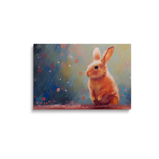 Bunny painting | Hare's Imagination | wallstorie