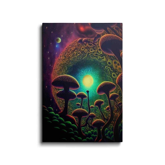 trippy mushroom paintings | Mushroom Forest | wallstorie