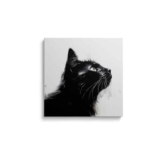 Black cat painting | Shadowplay | wallstorie