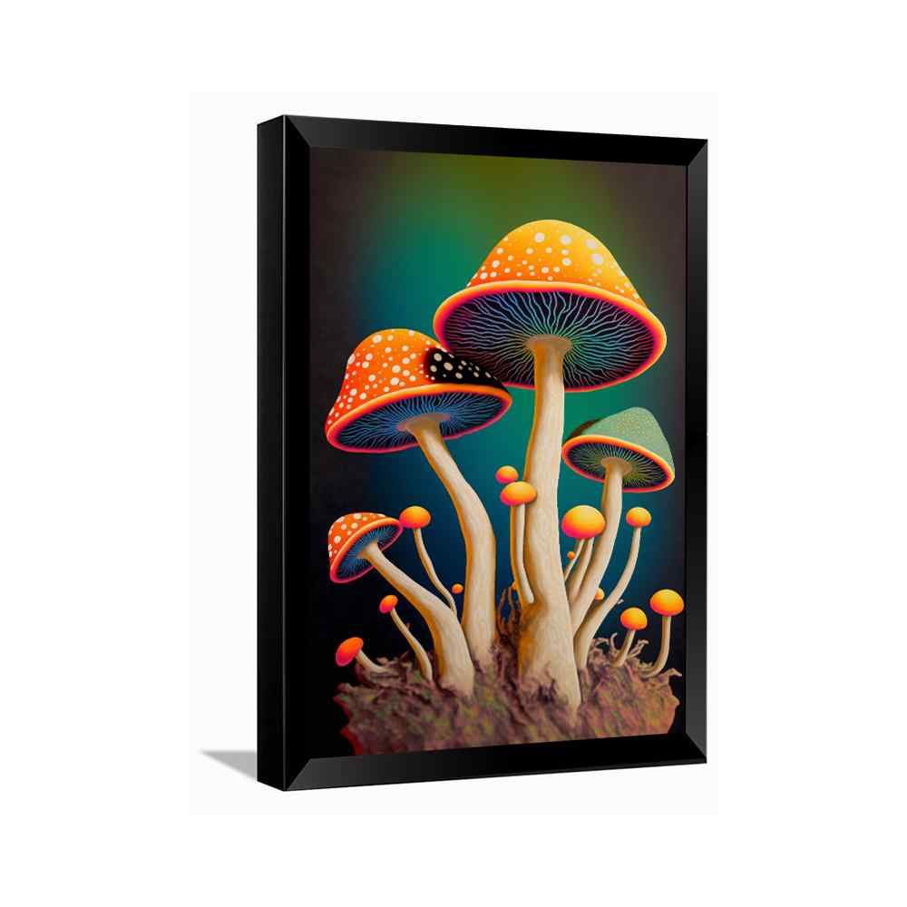 Abstract Mushroom Art---