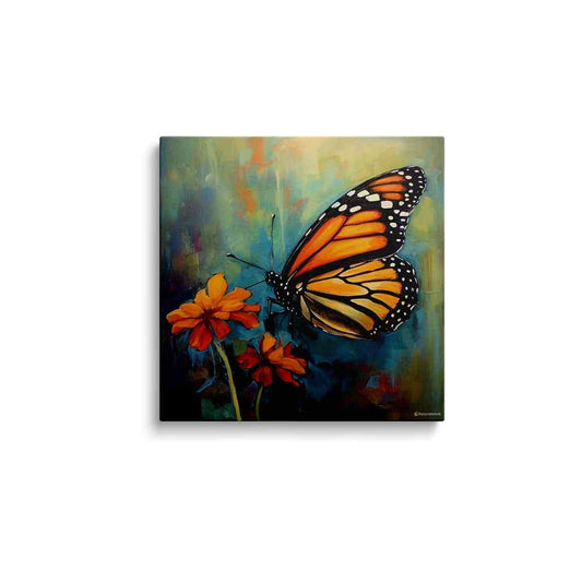 Butterfly painting | Cascading Colors | wallstorie