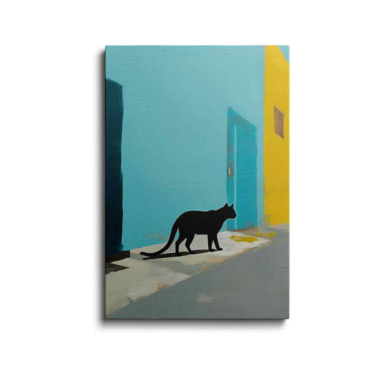 Black cat painting | Pitch Perfect | wallstorie