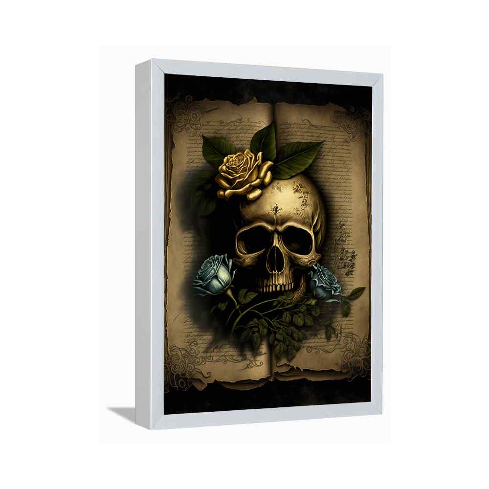 Skull Between The Page---