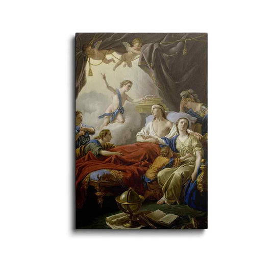 famous angel painting | lagrenee louis jean allegory | wallstorie