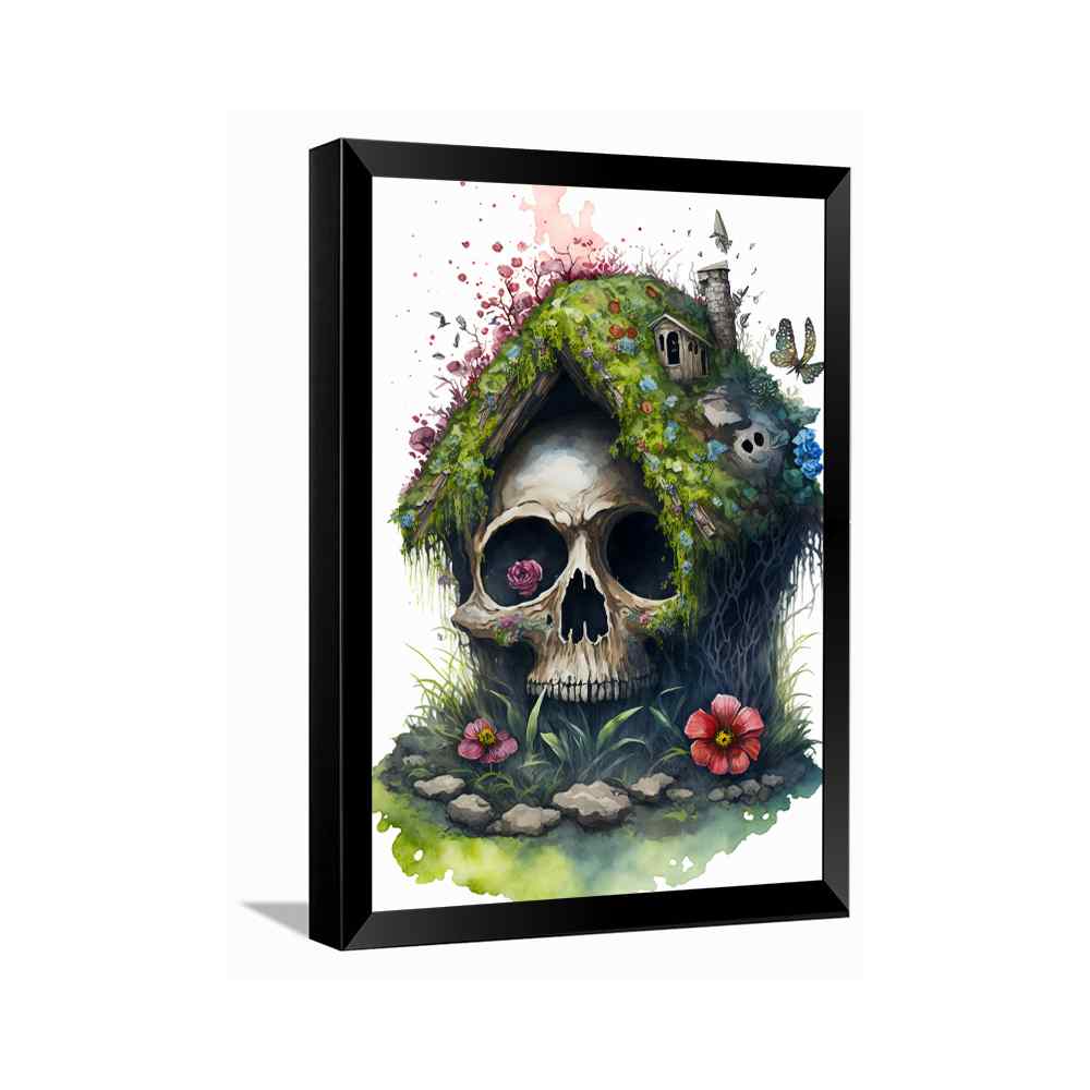 Tropical Skull Art---