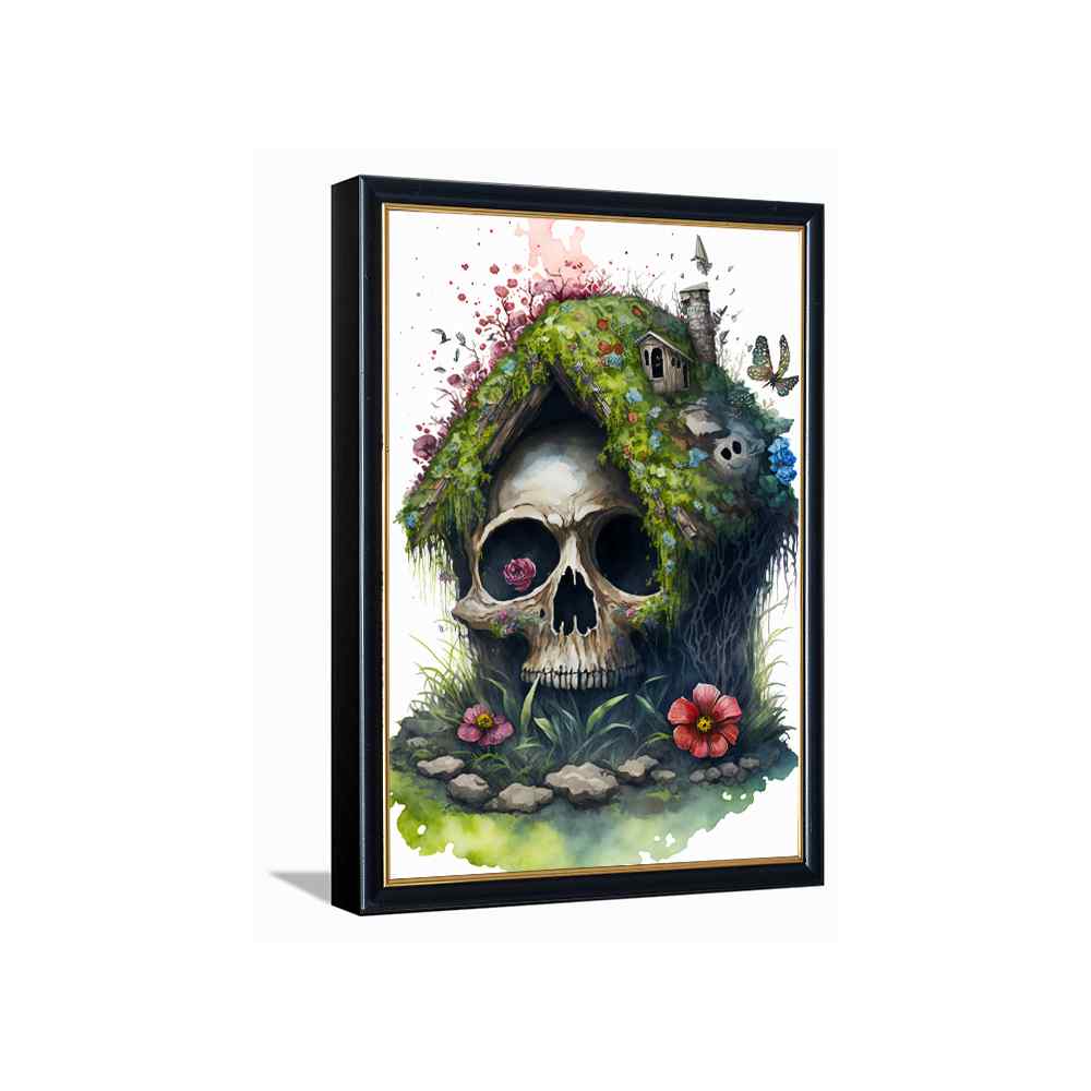 Tropical Skull Art---
