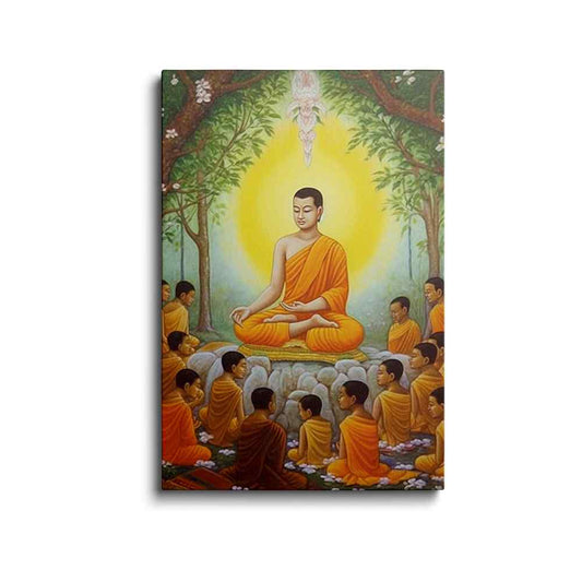 Buddha painting | Awakened Serenity | wallstorie
