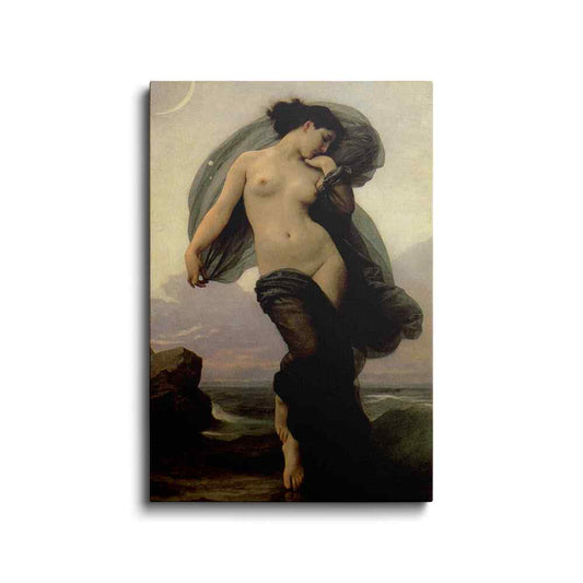 nude women painting | Curves of Contemplation - Nude painting | wallstorie