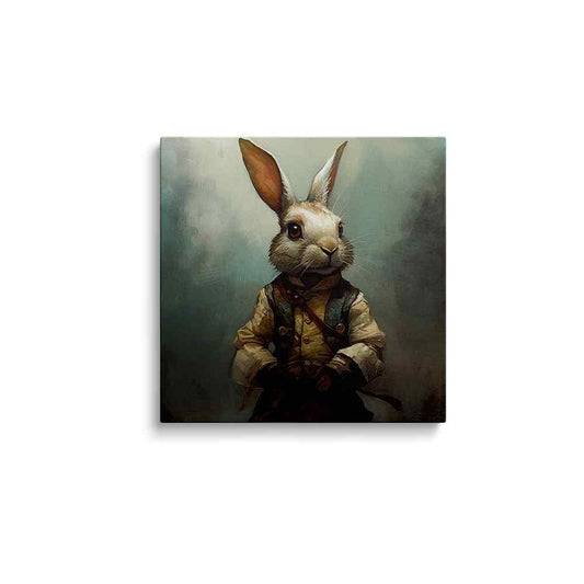 Bunny painting | Brushstroke Bunnies | wallstorie