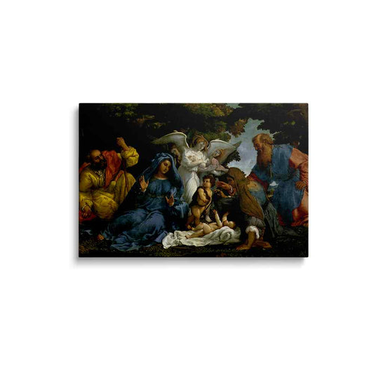 famous angel painting | lotto holy family with | wallstorie