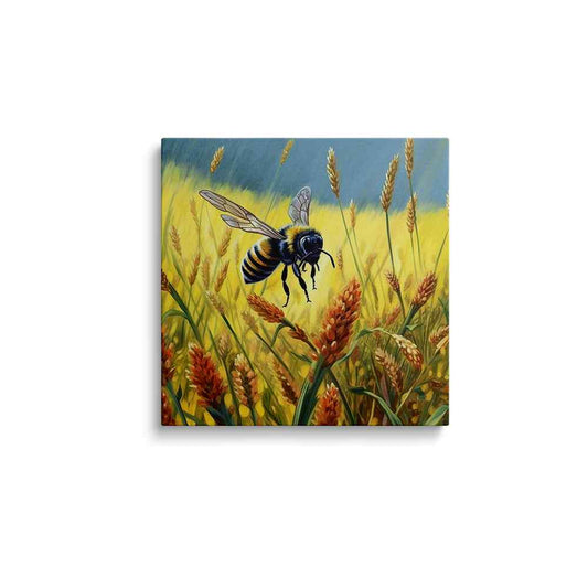 Bee painting | Whimsical Bee Harmony | wallstorie