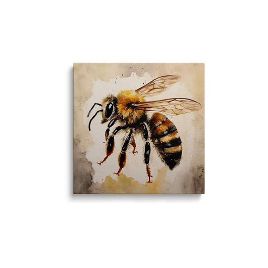 Bee painting | Golden Pollen Palette | wallstorie