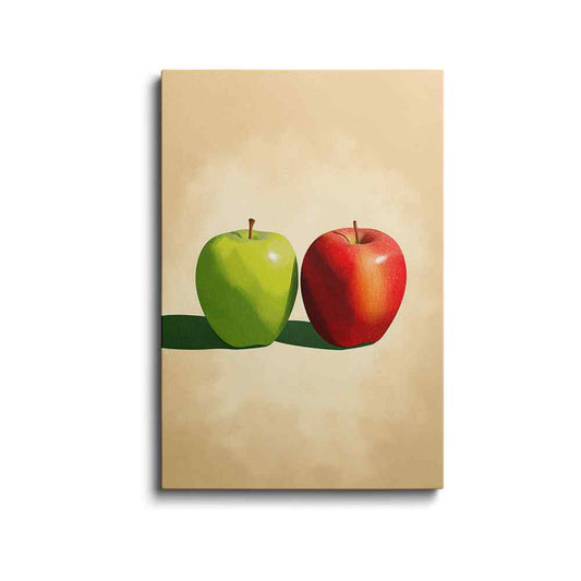 Apple painting | Brushstrokes of Bramley | wallstorie