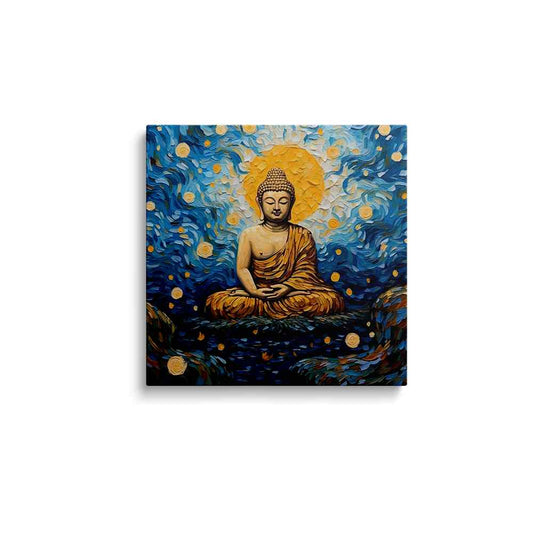 Buddha painting | Serene Enlightenment | wallstorie