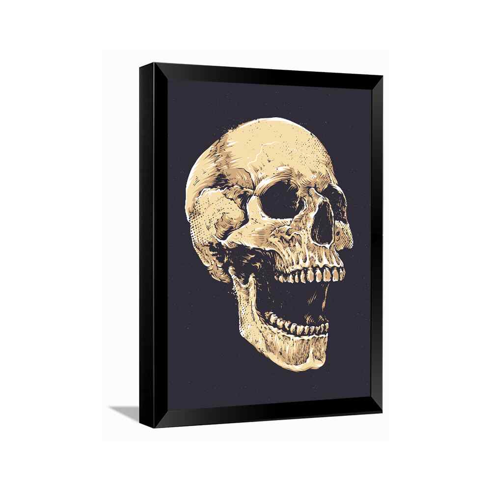 Realistic Skull Wall Art---