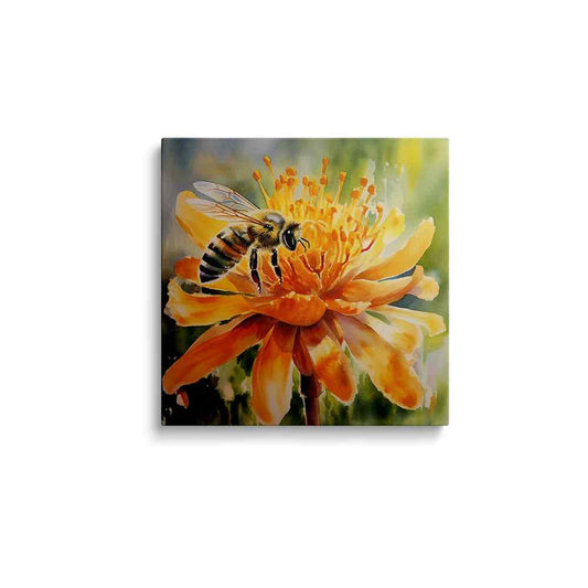 Bee painting | Nature's Painted Pollinators | wallstorie