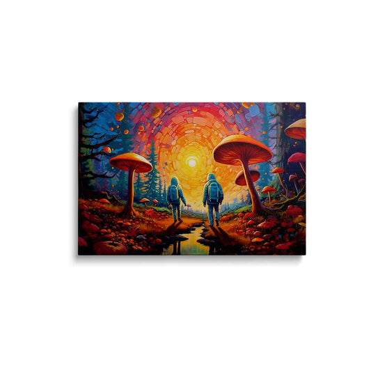 trippy mushroom paintings | Forest Of giant Mushrooms | wallstorie
