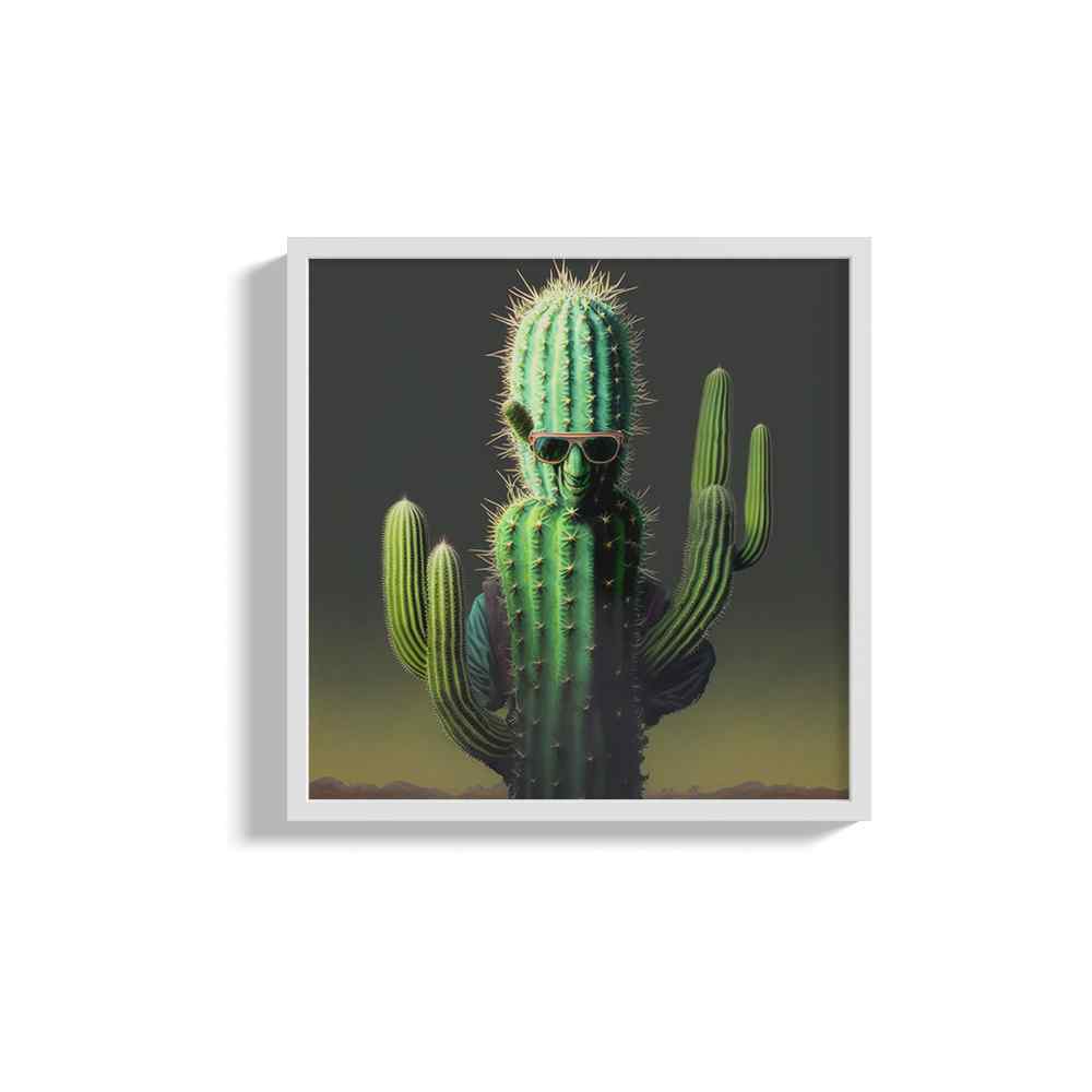 Mexico Cactus On The Rocks---