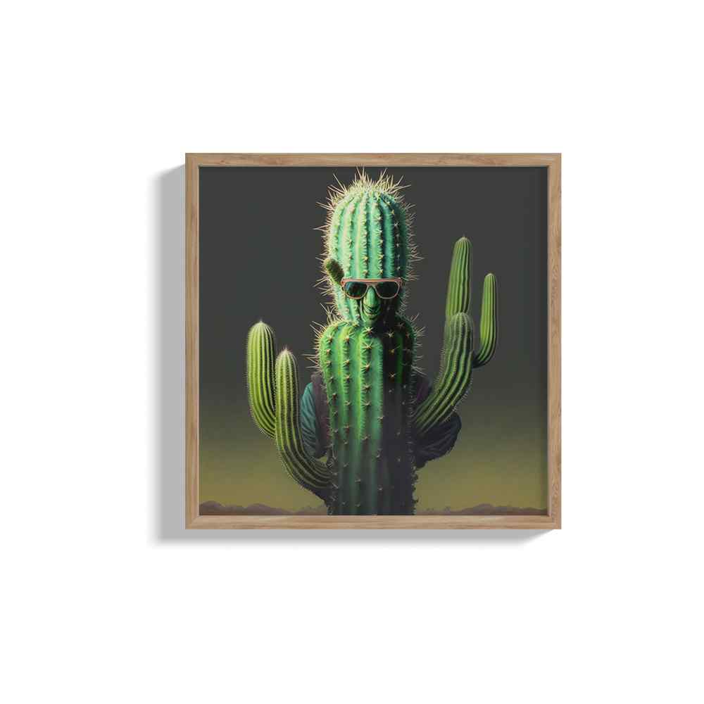 Mexico Cactus On The Rocks---