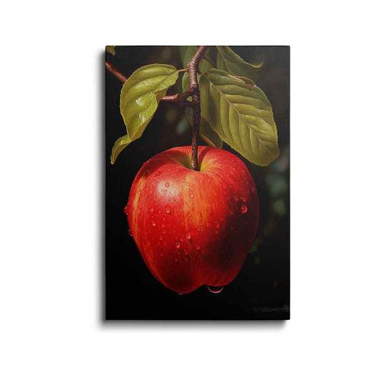 Apple painting | Brushed Honeycrisp | wallstorie