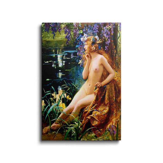 Nude Art | Breathing Elegance - Nude painting | wallstorie