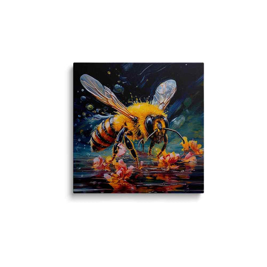 Bee painting | The Buzzing Canvas | wallstorie