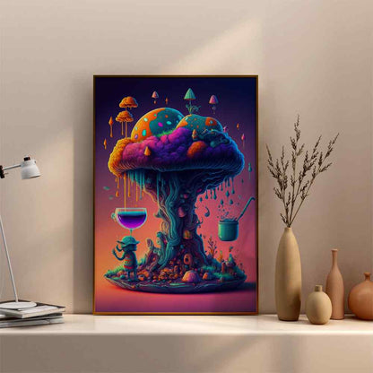 Premium Trippy Mushroom Art