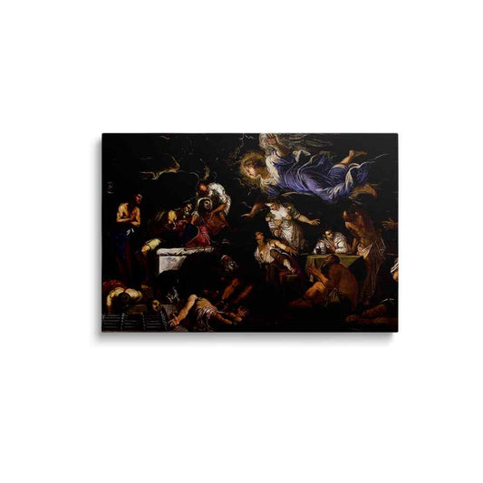 famous angel painting | tintoretto saint roch prison | wallstorie