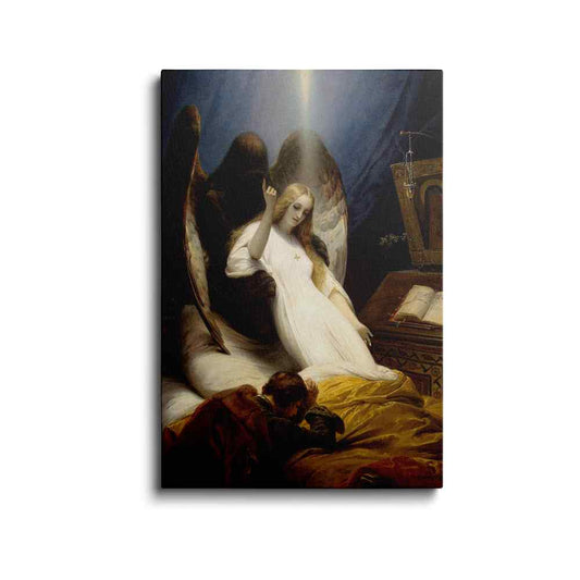 famous angel painting | vernet angel death | wallstorie