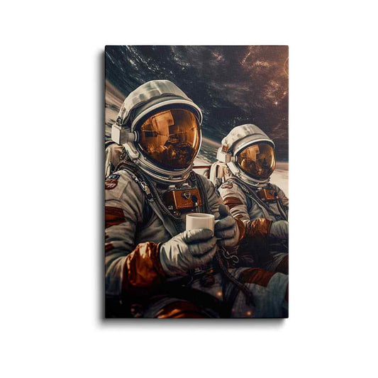 Astronaut art | Nebula Nurturing | wallstorie