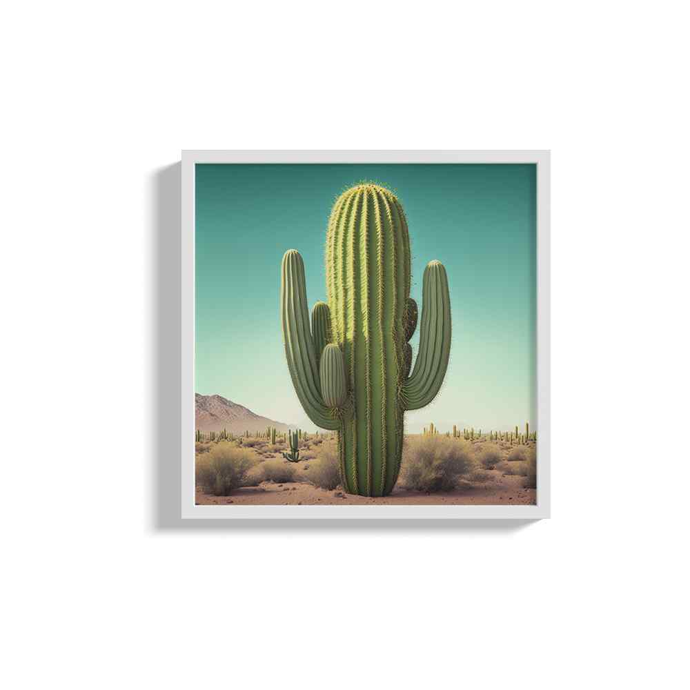 Big And Tall Vertical Cactus Wall Art---