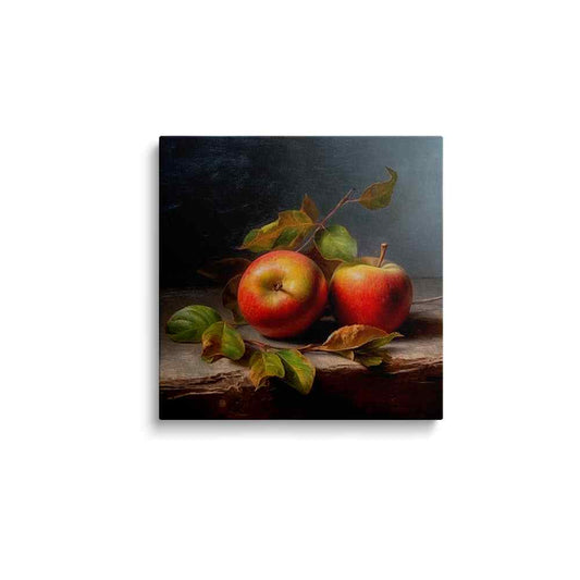 Apple painting | Vibrant Vermilion | wallstorie