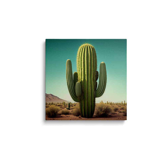 Cactus Painting | Big And Tall Vertical Cactus Wall Art | wallstorie
