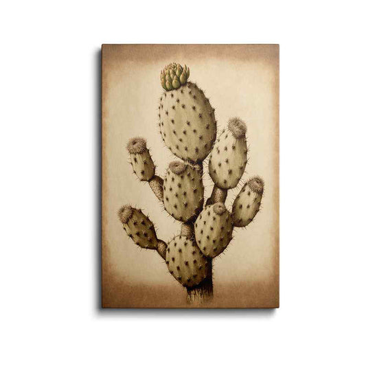Cactus Painting | Prickly Cactus Wall Art | wallstorie