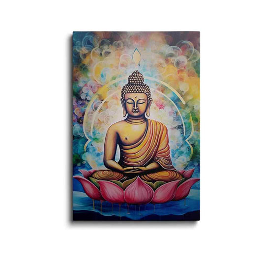 Buddha painting | Lotus of Wisdom | wallstorie