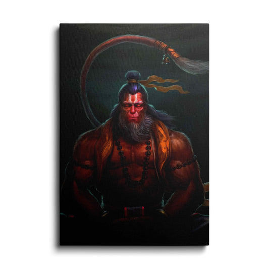 AI art | Lord Hanuman | wallstorie