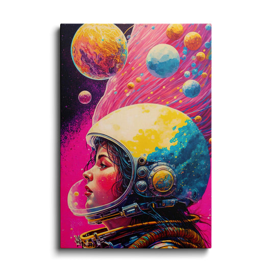 AI art | Astronaut Thinking | wallstorie