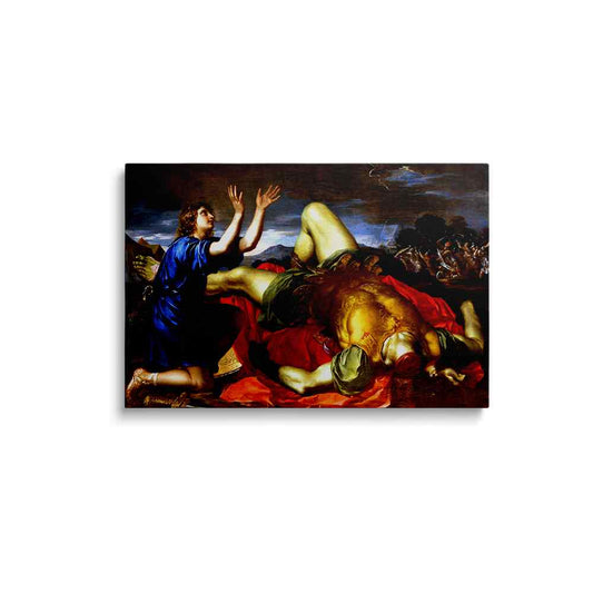 David and Goliath painting | Zephyrdavid | wallstorie