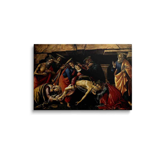 famous angel painting | botticelli lamentation over dead | wallstorie
