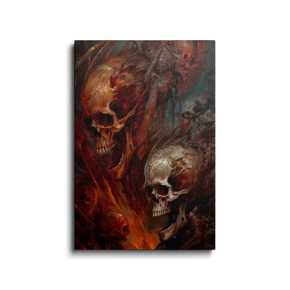 Day Of The Dead Skulls - skull painting---