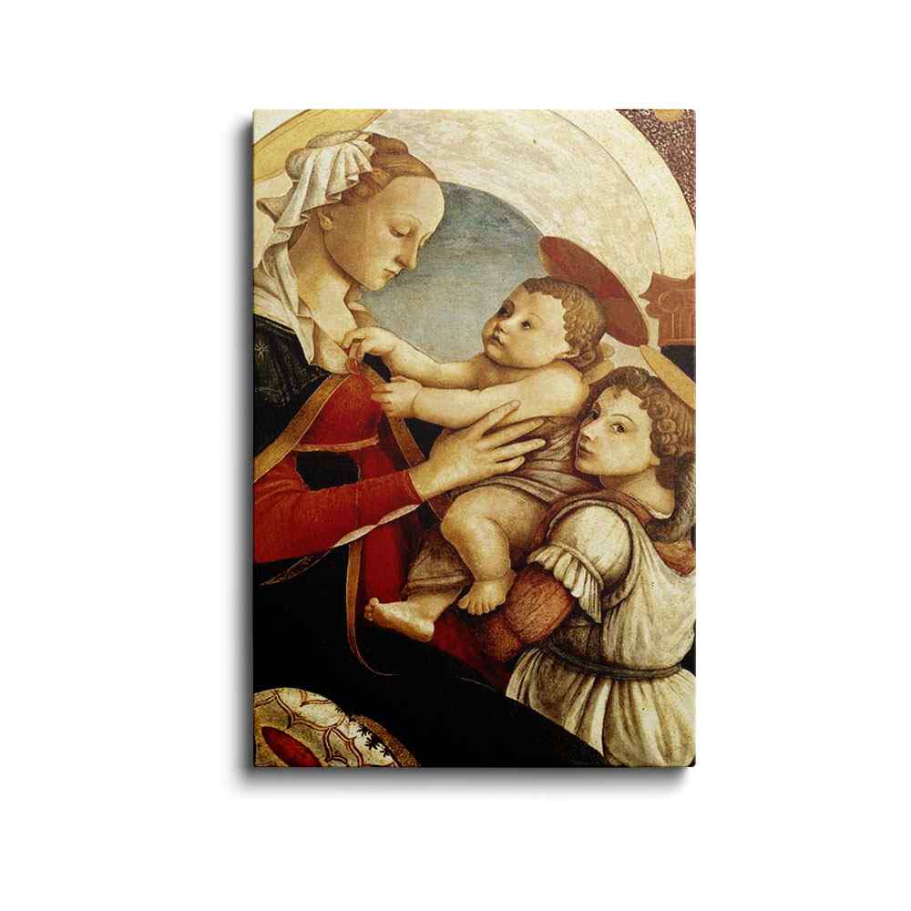 botticelli virgin child angels---