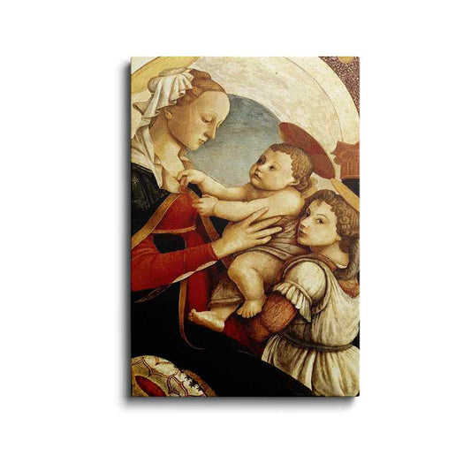 famous angel painting | botticelli virgin child angels | wallstorie