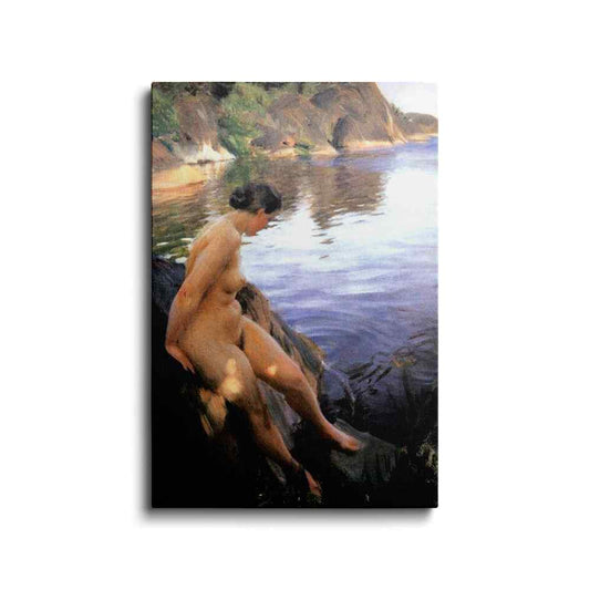 nude women painting | Fleeting Embrace - nude painting | wallstorie