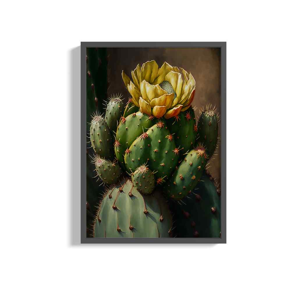 Desert Bloom- Cactus Wall Art---