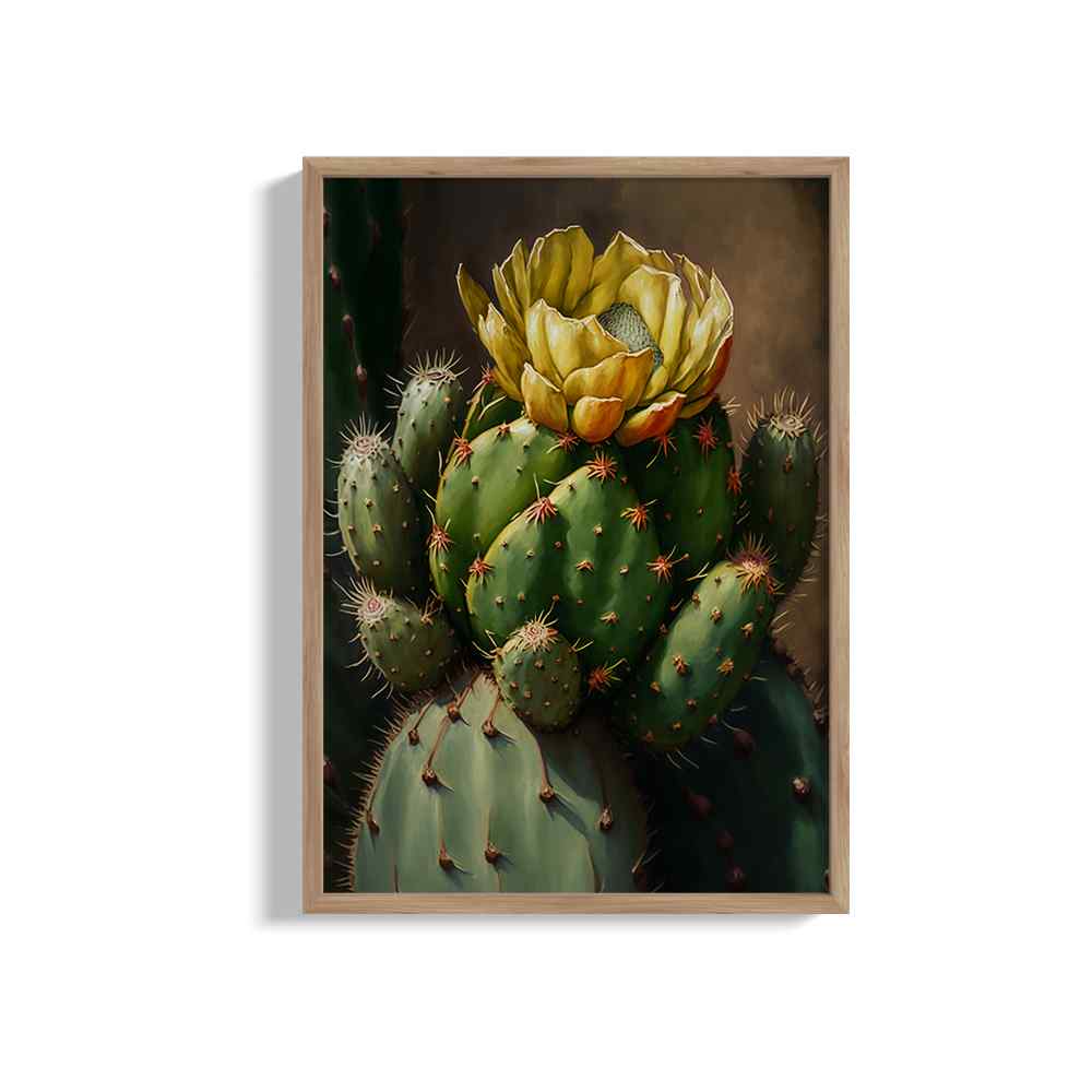 Desert Bloom- Cactus Wall Art---