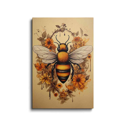 Bee painting | Honeyed Artistry | wallstorie